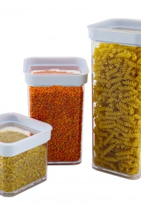 Vakumlu Kare Saklama Kabı - 1 litre