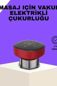Vakumlu Masaj Aleti Çok Kademeli Emme Isıtmalı Ev Tipi Terapi