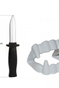 Vampir Dişi - Şaka Bıçağı - Tiyatro Oyun Seti 2li Set