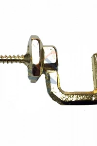 Vidalı Kanca, Askı Büyük - 15x23mm, Sarı - 1 Adet