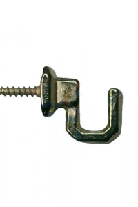 Vidalı Kanca, Askı Küçük - 15x18mm, Sarı - 100 Adet