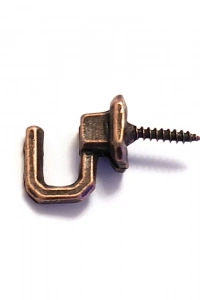 Vidalı Kanca, Askı Küçük - 15x23mm, Eskitme - 100 Adet