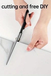 Vinil Beyaz Mermer Desenli Alüminyum Plastik Duvar Sticker