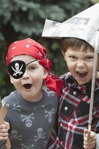 Vinleks Deri Korsan Göz Bandı Lastikli