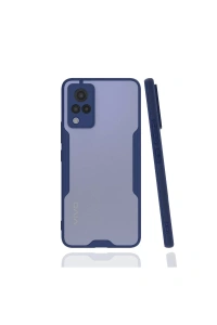 Vivo V21 Kılıf Platin Silikon - Lacivert