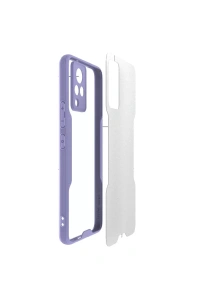 Vivo V21 Kılıf Platin Silikon - Lacivert