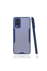 Vivo V21 Kılıf Platin Silikon - Lacivert