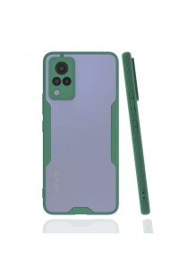Vivo V21 Kılıf Platin Silikon - Yeşil