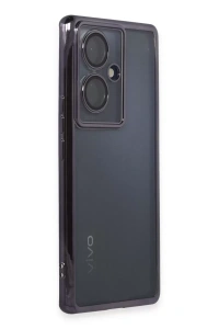 Vivo V29 Lite Kılıf Lensli Silikon - Mor