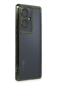 Vivo V29 Lite Kılıf Lensli Silikon - Yeşil