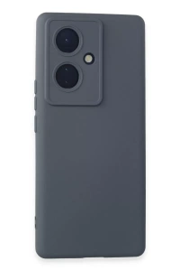 Vivo V29 Lite Kılıf Nano içi Kadife Silikon - Gri