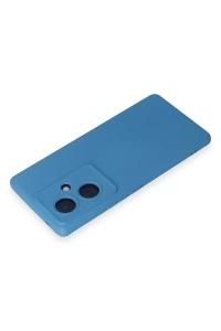 Vivo V29 Lite Kılıf Nano içi Kadife Silikon - Mavi
