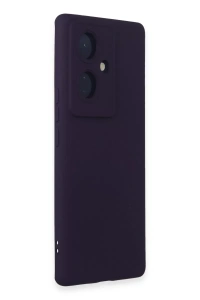 Vivo V29 Lite Kılıf Nano içi Kadife Silikon - Mor