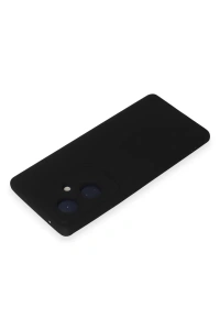 Vivo V29 Lite Kılıf Nano içi Kadife Silikon - Siyah