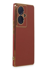 Vivo V29 Lite Kılıf Volet Silikon - Kırmızı