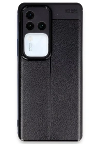 Vivo V30 5G Kılıf Auto Focus Kapak - Siyah