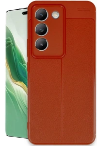 Vivo V30 Lite 4G Kılıf Auto Focus Kapak - Kırmızı