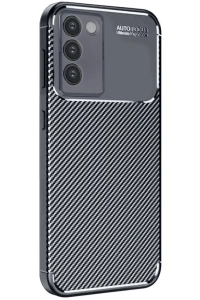 Vivo V30 Lite 4G Kılıf Auto Focus Karbon Kapak - Siyah