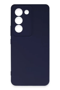 Vivo V30 Lite 4G Kılıf First Silikon - Lacivert