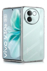 Vivo V30e Kılıf Lüx Şeffaf Silikon