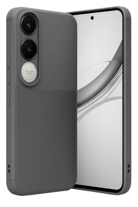 Vivo V50 Lite 4G Auto Focus Karbon Kapak - Gri