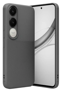 Vivo V50 Lite 4G Auto Focus Karbon Kapak - Gri