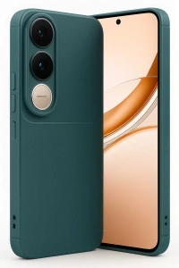 Vivo V50 Lite 4G Auto Focus Karbon Kapak - Koyu Yeşil