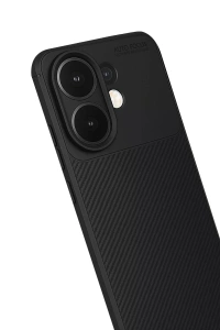 Vivo V60 5G Auto Focus Karbon Kapak - Siyah
