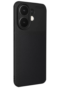 Vivo V60 5G Auto Focus Karbon Kapak - Siyah