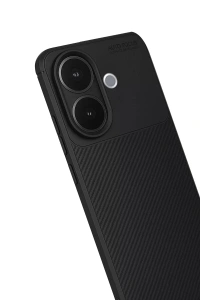 Vivo V60 Lite Auto Focus Karbon Kapak - Siyah