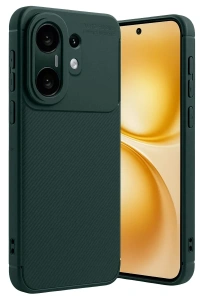Vivo X200 FE Auto Focus Karbon Kapak - Koyu Yeşil