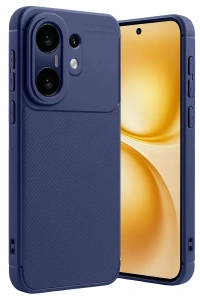 Vivo X200 FE Auto Focus Karbon Kapak - Lacivert