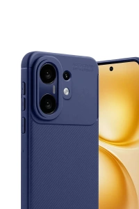 Vivo X200 FE Auto Focus Karbon Kapak - Lacivert