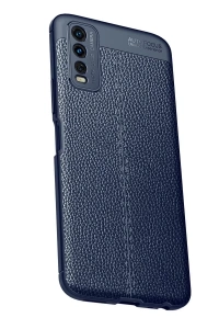 Vivo Y11S Kılıf Auto Focus Kapak - Lacivert