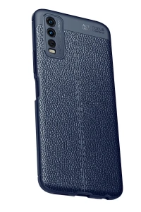 Vivo Y11S Kılıf Auto Focus Kapak - Lacivert