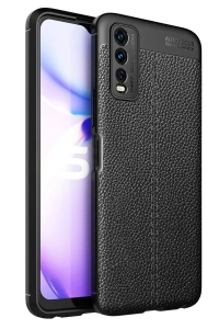 Vivo Y11S Kılıf Auto Focus Kapak - Siyah