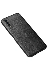 Vivo Y11S Kılıf Auto Focus Kapak - Siyah