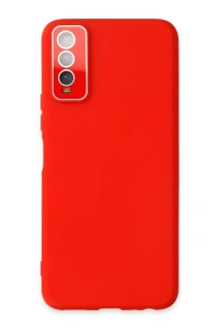 Vivo Y11S Kılıf Lansman Glass Kapak - Kırmızı