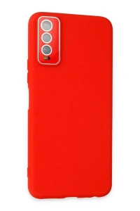 Vivo Y11S Kılıf Lansman Glass Kapak - Kırmızı