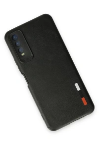 Vivo Y11S Kılıf Loop Deri Silikon - Siyah