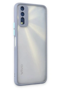 Vivo Y11S Kılıf Montreal Silikon Kapak - Gri