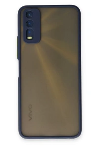 Vivo Y11S Kılıf Montreal Silikon Kapak - Lacivert