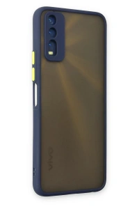 Vivo Y11S Kılıf Montreal Silikon Kapak - Lacivert