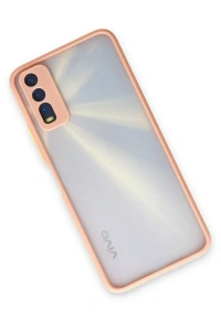 Vivo Y11S Kılıf Montreal Silikon Kapak - Pembe