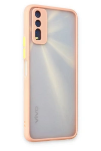 Vivo Y11S Kılıf Montreal Silikon Kapak - Pembe