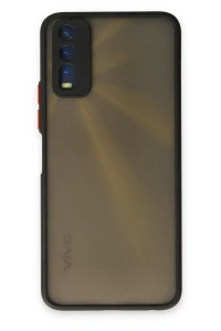 Vivo Y11S Kılıf Montreal Silikon Kapak - Siyah