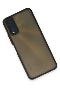 Vivo Y11S Kılıf Montreal Silikon Kapak - Siyah