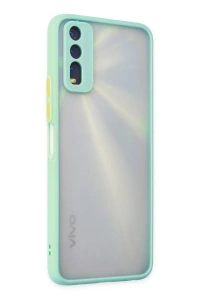 Vivo Y11S Kılıf Montreal Silikon Kapak - Turkuaz