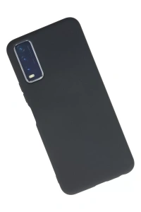 Vivo Y11S Kılıf Nano içi Kadife Silikon - Gri