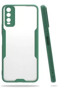 Vivo Y11S Kılıf Platin Silikon - Yeşil